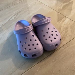 Lavender crocs